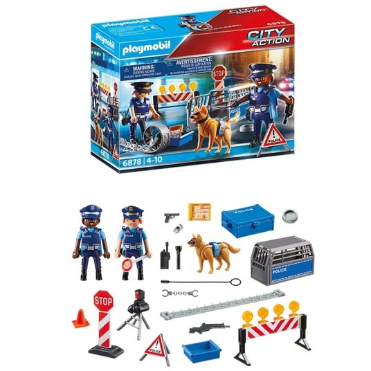 PLAYMOBIL 6878 BLOKADA POLICYJNA -zdjęcie numer 1