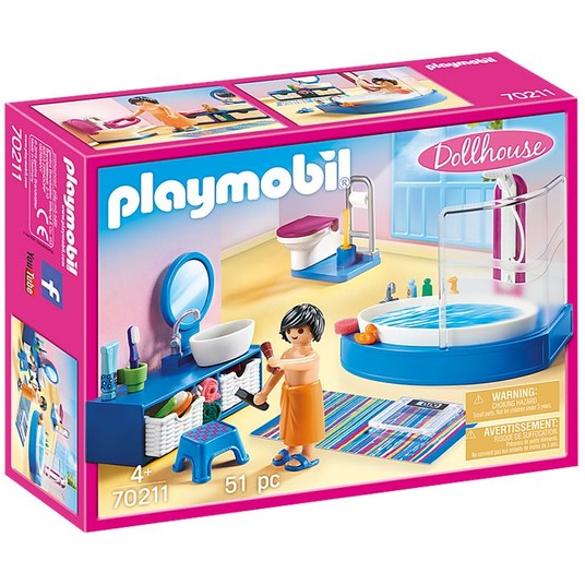 PLAYMOBIL 70211 ŁAZIENKA Z WANNĄ -zdjęcie numer 1