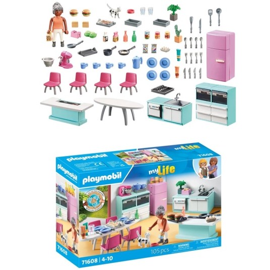 PLAYMOBIL 71608 KUCHNIA Z JADALNIĄ -zdjęcie numer 1