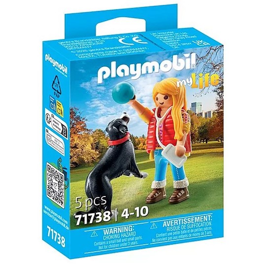 PLAYMOBIL 71738 DZIEWCZYNKA Z PSEM PASTERSKIM -zdjęcie numer 1