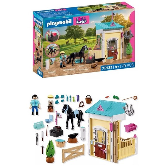 PLAYMOBIL 72131 MAŁA STAJNIA Z KOWALEM -zdjęcie numer 1