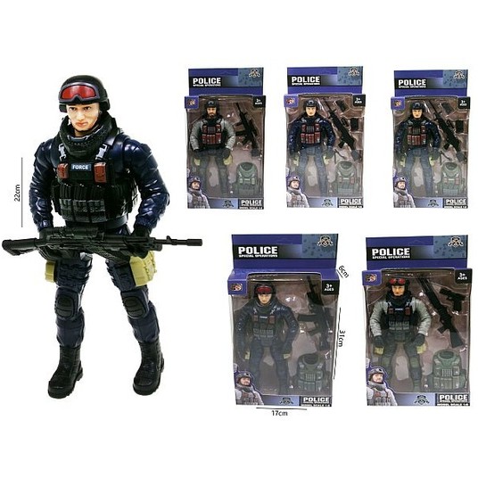 POLICJANT Z AKCESORIAMI -zdjęcie numer 1