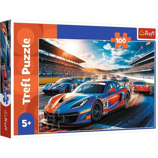 PUZZLE 100 EL TREFL SZYBKA WYŚCIGÓWKA -zdjęcie numer 1
