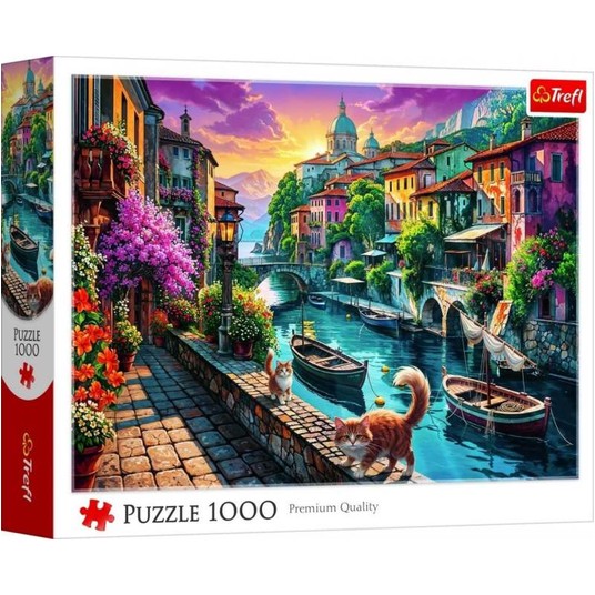 PUZZLE 1000 EL TREFL WŁOSKIE WAKACJE -zdjęcie numer 1
