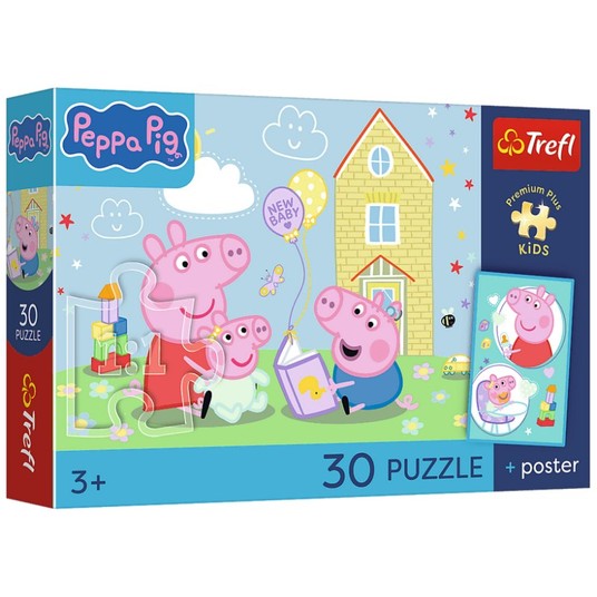 PUZZLE 30 EL TREFL PREMIUM PEPPA -zdjęcie numer 1