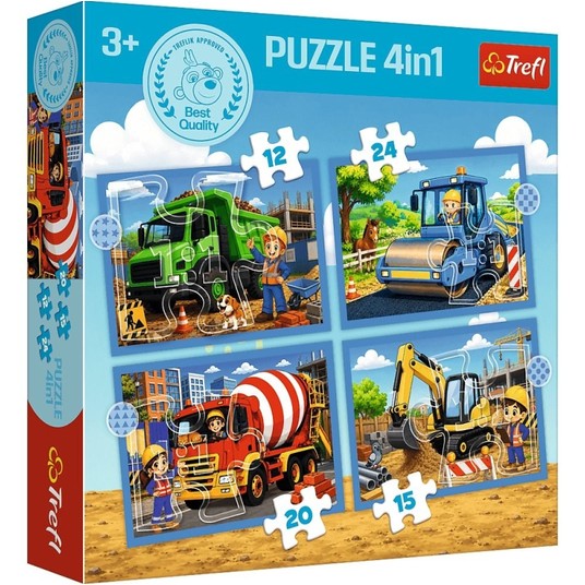 PUZZLE 4w1 TREFL WAKACYJNY KLIMAT -zdjęcie numer 1