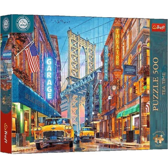 PUZZLE 500 EL TREFL PREMIUM WIDOK NA MANHATTAN -zdjęcie numer 1