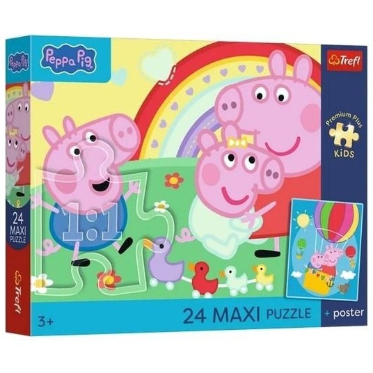 PUZZLE MAXI 24 EL TREFL ŚWINKOWE DNI -zdjęcie numer 1