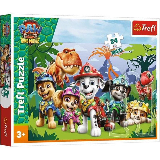 PUZZLE MAXI 24 ELTREFL PREHISTORYCZNA PRZYJAŹŃ -zdjęcie numer 1