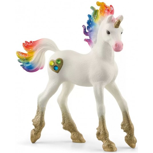 SCHLEICH TĘCZOWY JEDNOROŻEC ŹREBIĘ -zdjęcie numer 1
