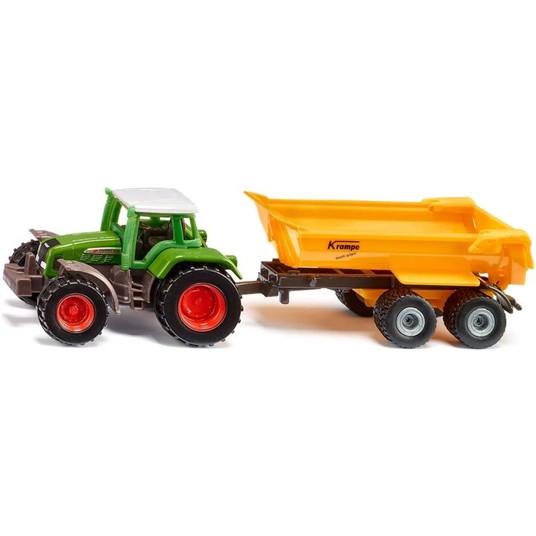 SIKU 1605 TRAKTOR FENDT Z WYWROTKĄ KOLEBOWĄ KRAMPE -zdjęcie numer 1