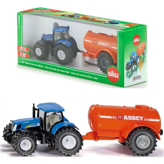 SIKU FARMER 1945 TRAKTOR Z CYSTERNĄ -zdjęcie numer 1