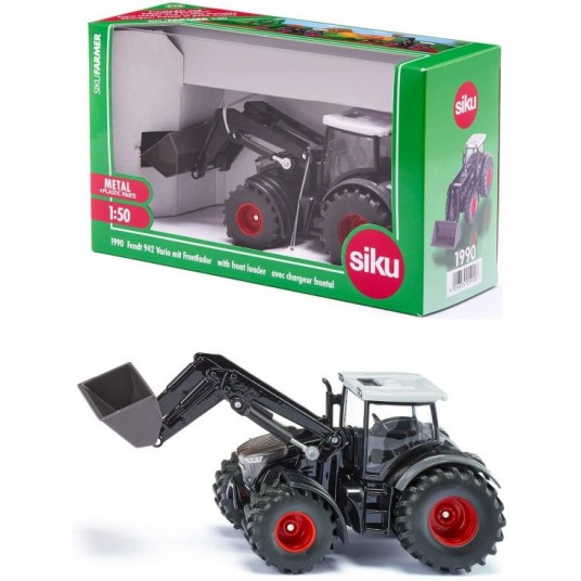 SIKU FARMER 1990 TRAKTOR FENDT 942 VARIO Z ŁAD. -zdjęcie numer 1