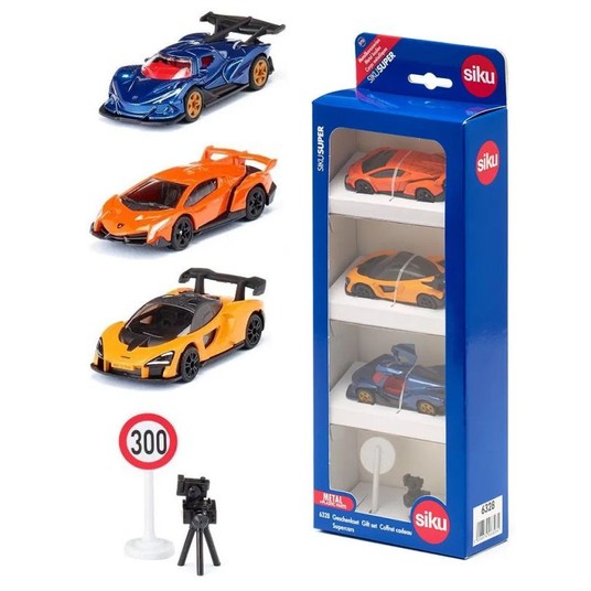 SIKU SUPER 6328 SAMOCHODY WYŚCIGOWE -zdjęcie numer 1