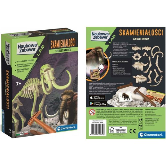 SKAMIENIAŁOŚCI MAMUT FLUO CLEMENTONI -zdjęcie numer 1