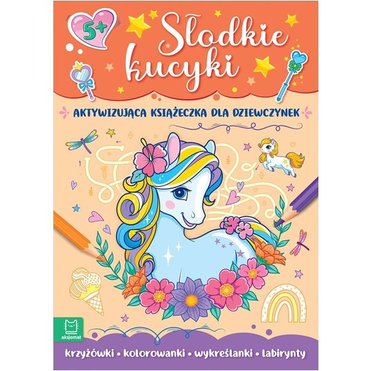 SŁODKIE KUCYKI AKTYWIZUJĄCA KSIĄŻECZKA -zdjęcie numer 1
