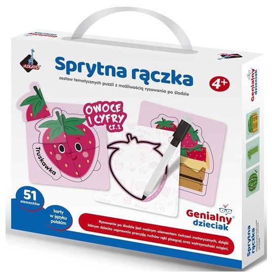 SPRYTNA RĄCZKA OWOCE I WARZYWA 51 EL. - ASKATO -zdjęcie numer 1
