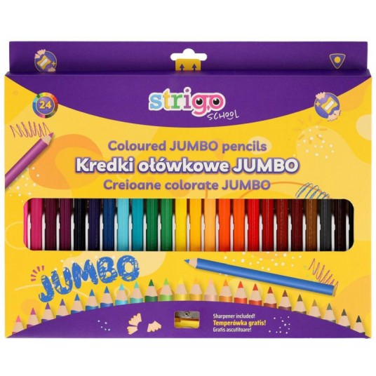 STRIGO KREDKI JUMBO 24 KOL -zdjęcie numer 1