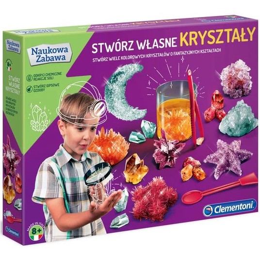 STWÓRZ WŁASNE KRYSZTAŁY CLEMENTONI -zdjęcie numer 1