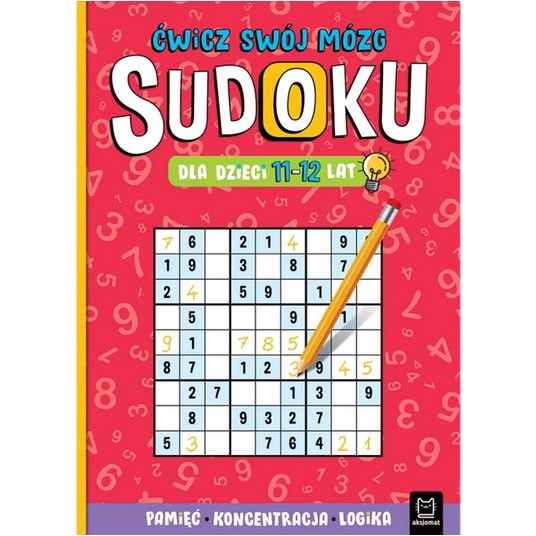SUDOKU DLA DZIECI 11-12 LAT - AKSJOMAT -zdjęcie numer 1
