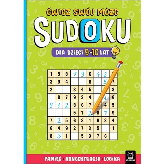 SUDOKU DLA DZIECI 9-10 LAT - AKSJOMAT -zdjęcie numer 1