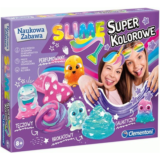 SUPER KOLOROWE SLIME - CLEMENTONI -zdjęcie numer 1