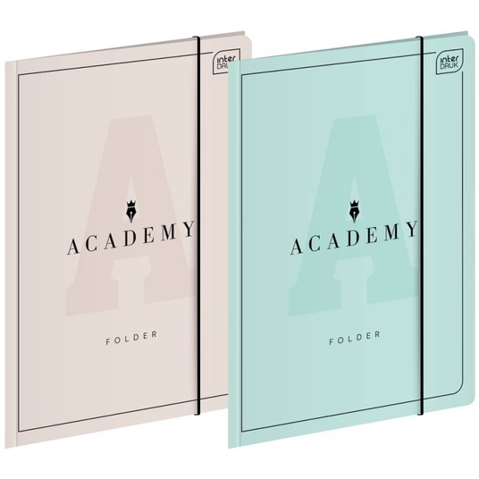 TECZKA Z GUMKĄ A4 ACADEMY PASTEL -zdjęcie numer 1