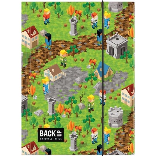 TECZKA Z GUMKA A4 BACKUP 7 A 61 MINECRAFT -zdjęcie numer 1