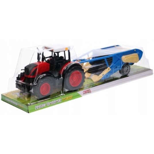 TRAKTOR Z MASZYNĄ ROLNICZĄ -zdjęcie numer 1
