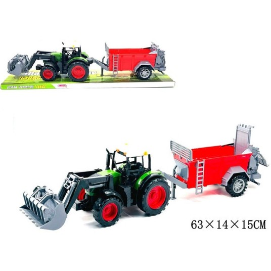 TRAKTOR Z MASZYNĄ ROLNICZĄ -zdjęcie numer 1