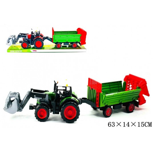 TRAKTOR Z MASZYNĄ ROLNICZĄ -zdjęcie numer 1