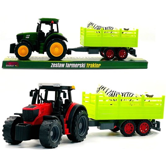 TRAKTOR Z PRZYCZEPĄ ZE ZWIERZĘTAMI -zdjęcie numer 1