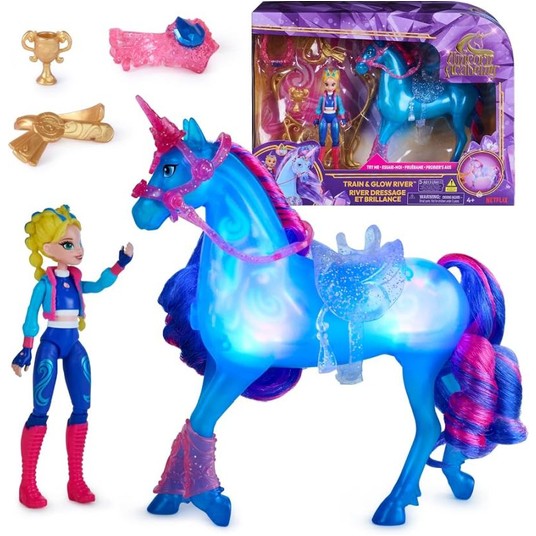 UNICORN ACADEMY LALKA I KOŃ RIVER - SPIN MASTER -zdjęcie numer 1
