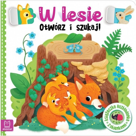 W LESIE. KSIĄŻECZKA ROZKŁADANKA Z OKIENKAMI -zdjęcie numer 1