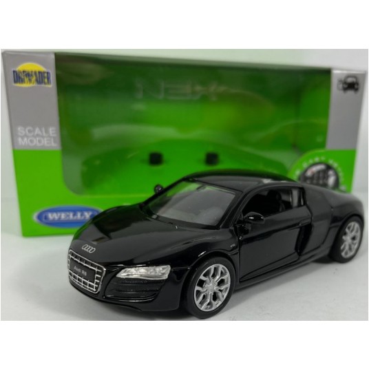 WELLY NEX 1:34-39 AUDI R8 COUPE V10 2009 CZARNY -zdjęcie numer 1