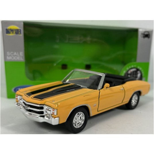 WELLY NEX 1:34-39 CHEVROLET CHEVELLE SS454 ŻÓŁTY -zdjęcie numer 1
