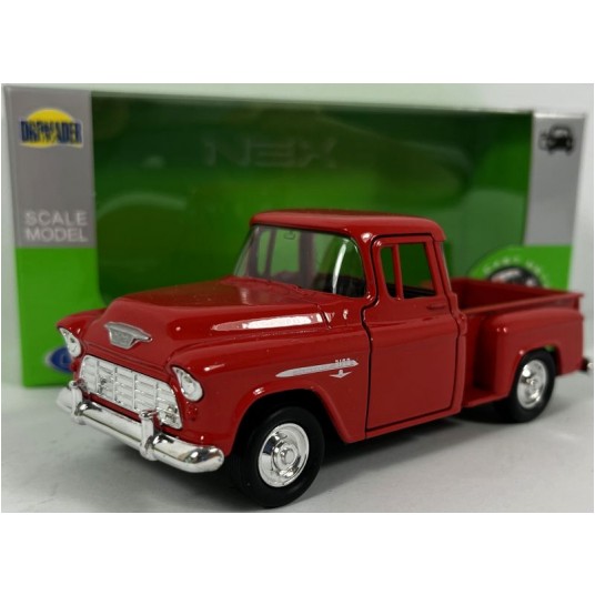 WELLY NEX 1:34-39 CHEVROLET STEPSIDE CZERWONY -zdjęcie numer 1