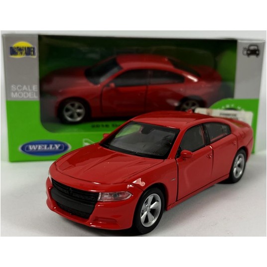 WELLY NEX 1:34-39 DODGE CHARGER R/T 2016 CZERWON -zdjęcie numer 1