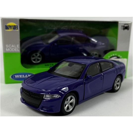 WELLY NEX 1:34-39 DODGE CHARGER R/T 2016 FIOLET -zdjęcie numer 1