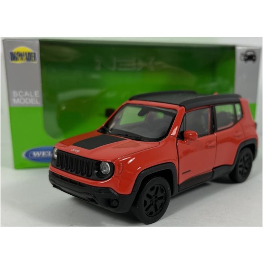 WELLY NEX 1:34-39 JEEP RENEGADE TRAILHAWK CZERWO -zdjęcie numer 1