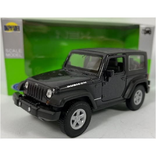 WELLY NEX 1:34-39 JEEP WRANGLER RUBICON CZARNY -zdjęcie numer 1