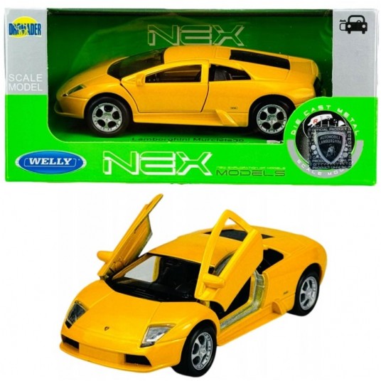 WELLY NEX 1:34-39 LAMBORGHINI MURCIELAGO ŻÓŁTY -zdjęcie numer 1
