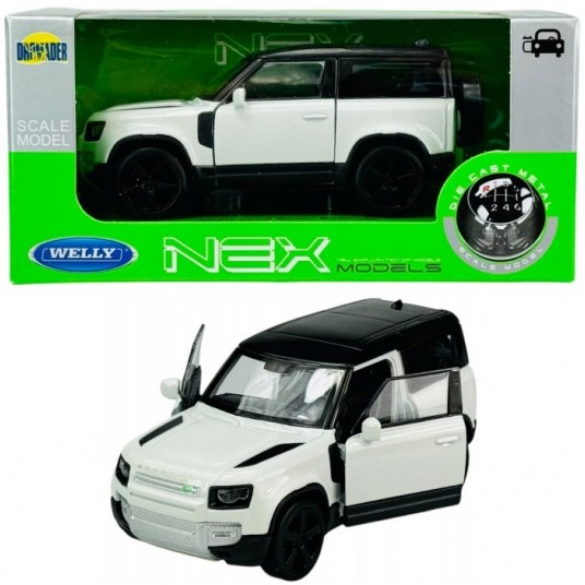 WELLY NEX 1:34-39 LAND ROVER DEFENDER 2020 BIAŁY -zdjęcie numer 1
