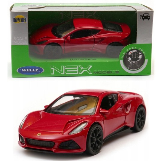 WELLY NEX 1:34-39 LOTUS EMIRA CZERWONY -zdjęcie numer 1