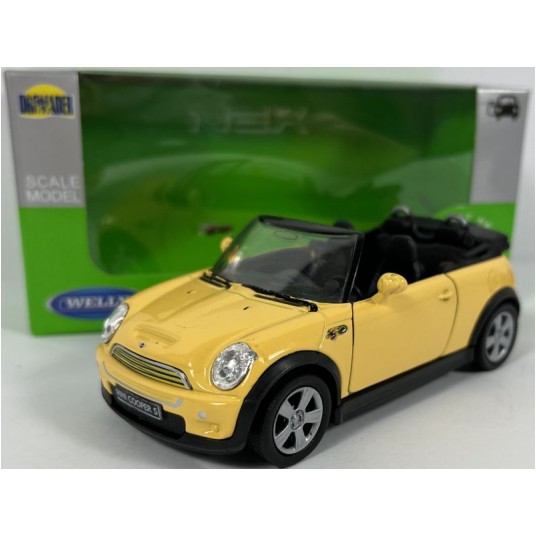 WELLY NEX 1:34-39 MINI COOPER S CABRIO ŻÓŁTY -zdjęcie numer 1