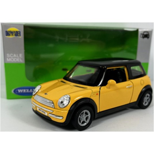 WELLY NEX 1:34-39 MINI COOPER ŻÓŁTY -zdjęcie numer 1