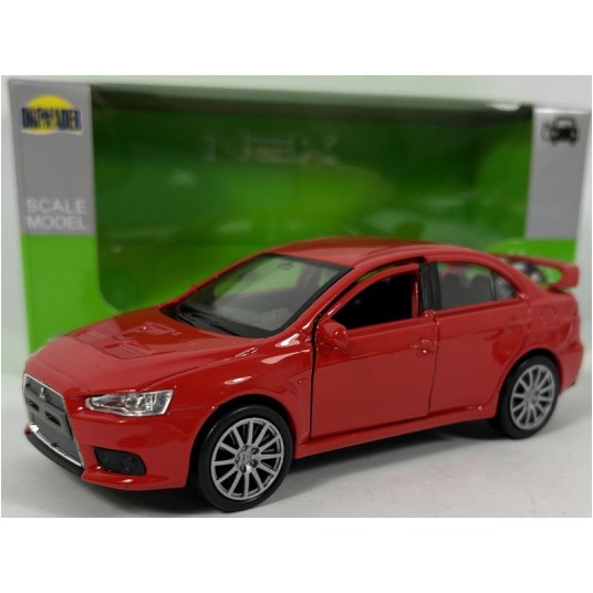 WELLY NEX 1:34-39 MITSUBISHI LANCER X CZERWONY -zdjęcie numer 1