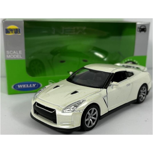 WELLY NEX 1:34-39 NISSAN GT-R BIAŁY -zdjęcie numer 1