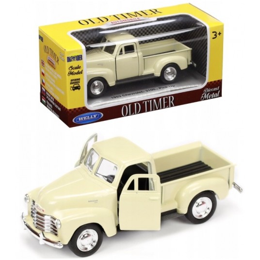 WELLY OLD 1:34-39 CHEVROLET 3100 KREMOWY -zdjęcie numer 1