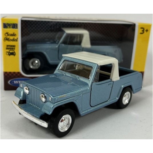 WELLY OLD 1:34-39 JEEP COMMANDO PICKUP NIEBIESKI -zdjęcie numer 1
